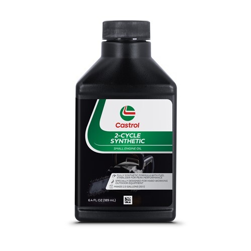 Castrol 215302 2-Cycle Full Synthetic Oil – With Fuel Stabilizer – 6.4oz