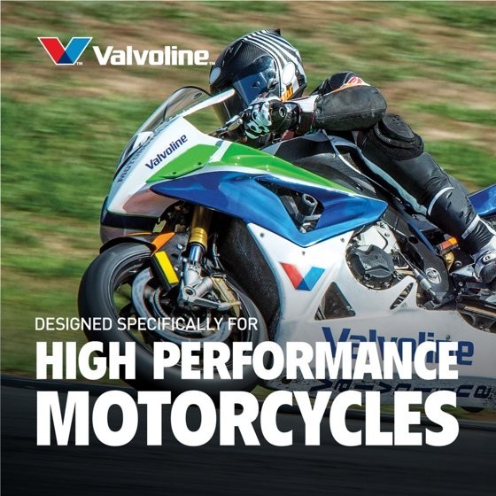 Valvoline 4-Stroke Motorcycle Oil 10W-40 Conventional Motor Oil 1 QT