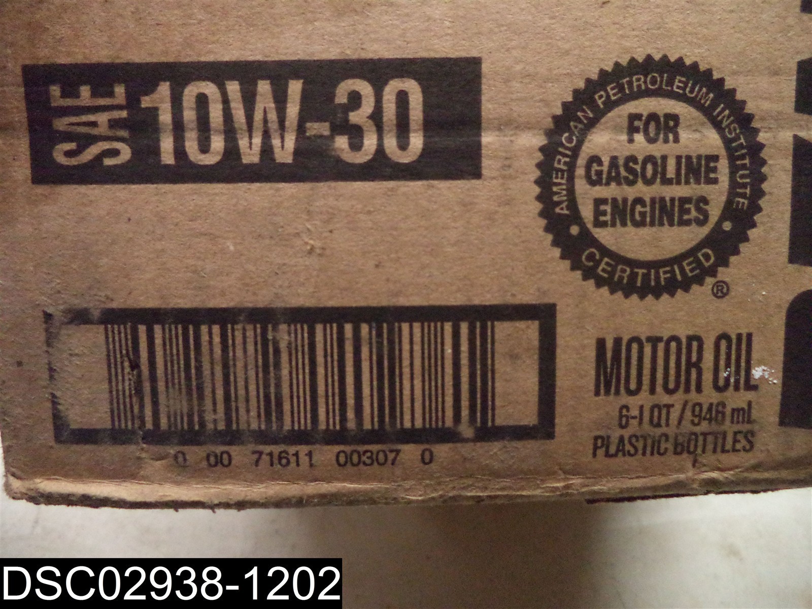 QTY=6 Quarts (6 X 1 Quart) 550035052 Pennzoil 0W-30 Grade Petrol Odor Motor Oil