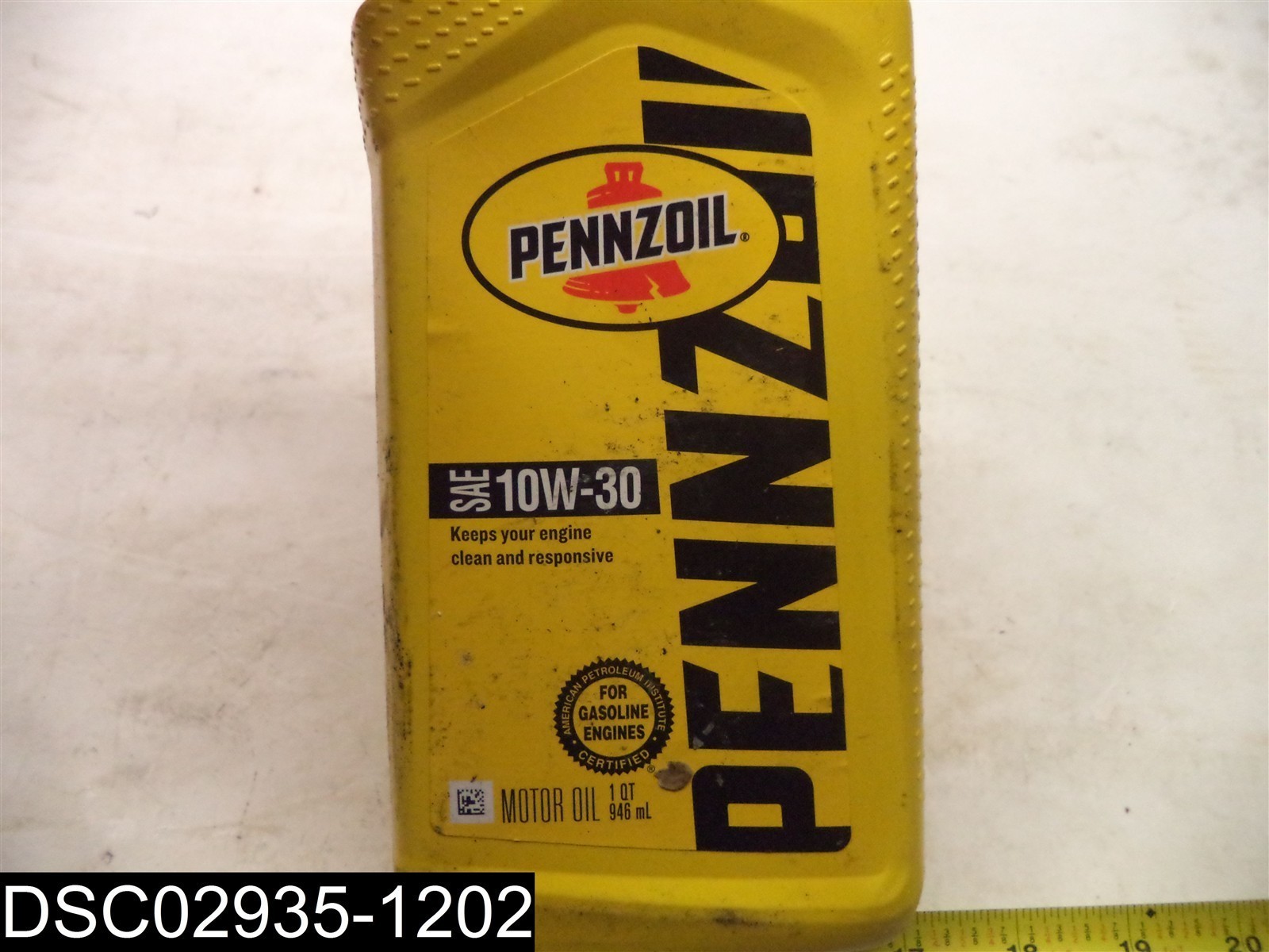 QTY=6 Quarts (6 X 1 Quart) 550035052 Pennzoil 0W-30 Grade Petrol Odor Motor Oil