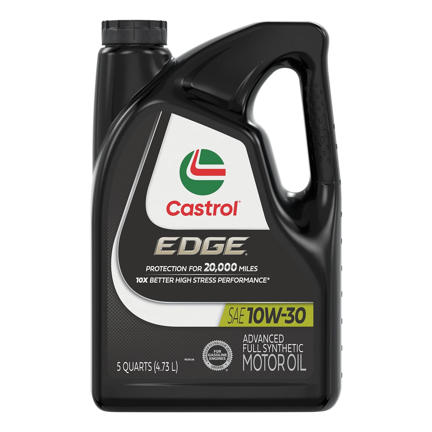 Castrol EDGE 10W-30 Advanced Full Synthetic Motor Oil, 5 5 Quarts, Amber