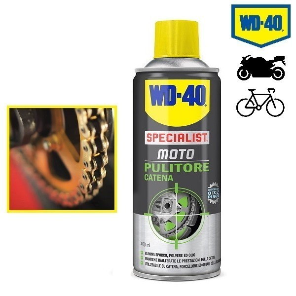 Chain/Swingarm/Transmission Motorcycle Cleaner Spray WD-40 400ml Dustproof
