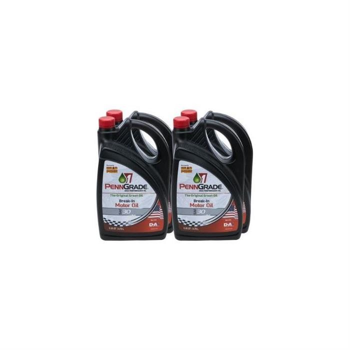 PennGrade 71200 Break In Oil, High Zinc, 30W, 5 qt Jug, Qty of 4