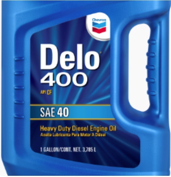 Chevron Delo 400 SAE 40 Heavy Duty Engine Oil, Case of 3 – 1 Gallon Bottles