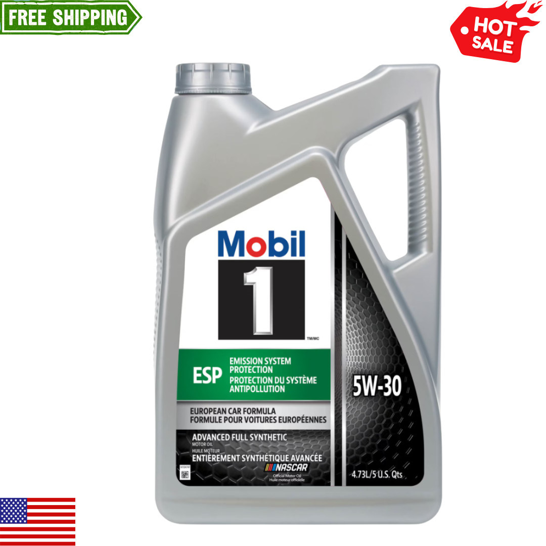 Mobil 1 ESP Standard Full Synthetic Engine Oil 5W-30 5 Quart