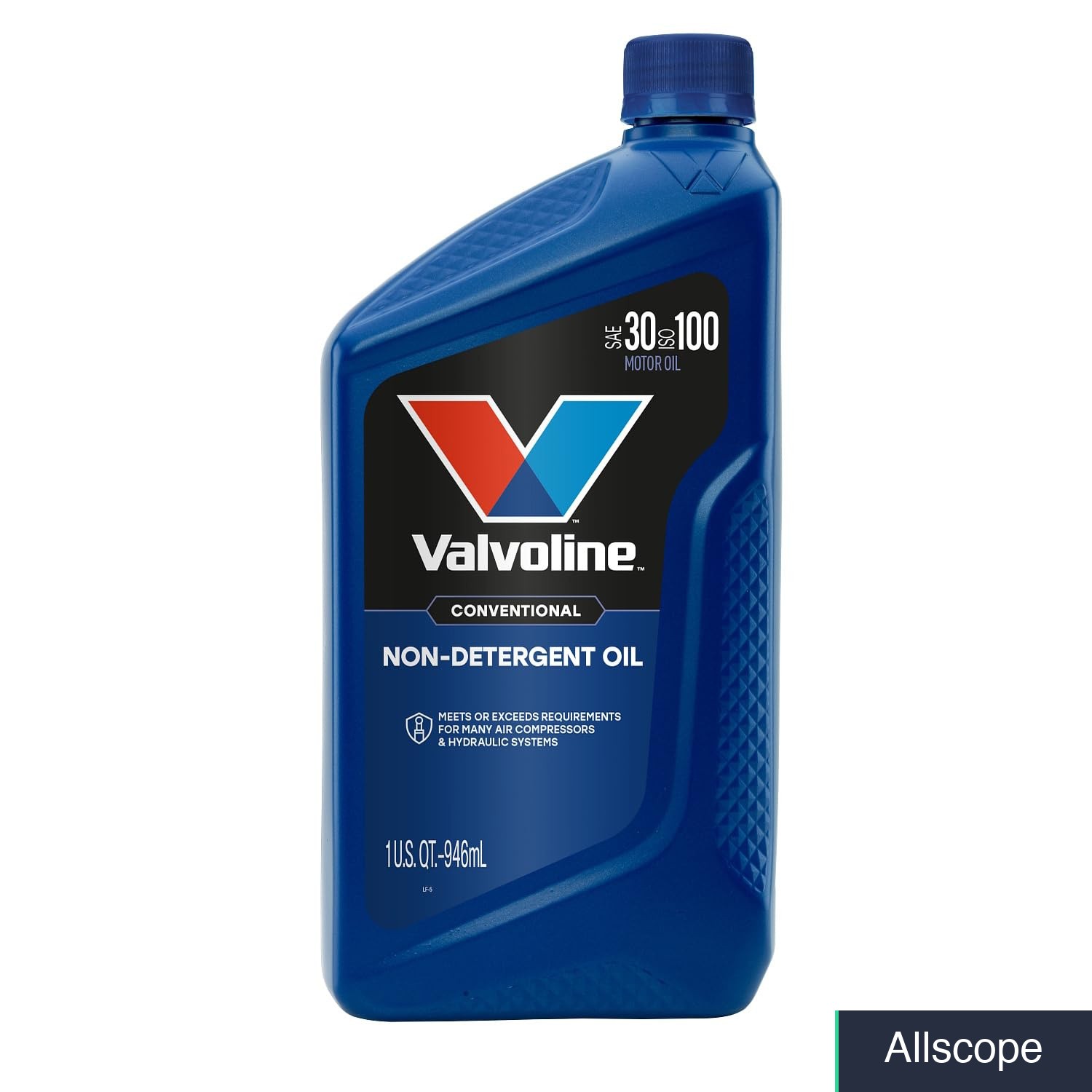 Motor Oil SAE 30 Non-Detergent 1 Quart for Compressors Hydraulic Systems