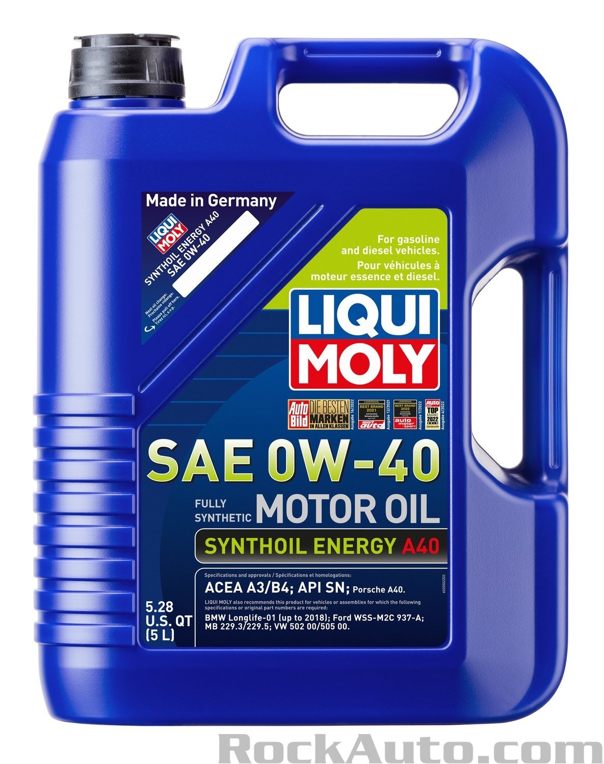 LIQUI MOLY 2050 Synthoil Energy A40 SAE 0W-40; 5 Liter -sale