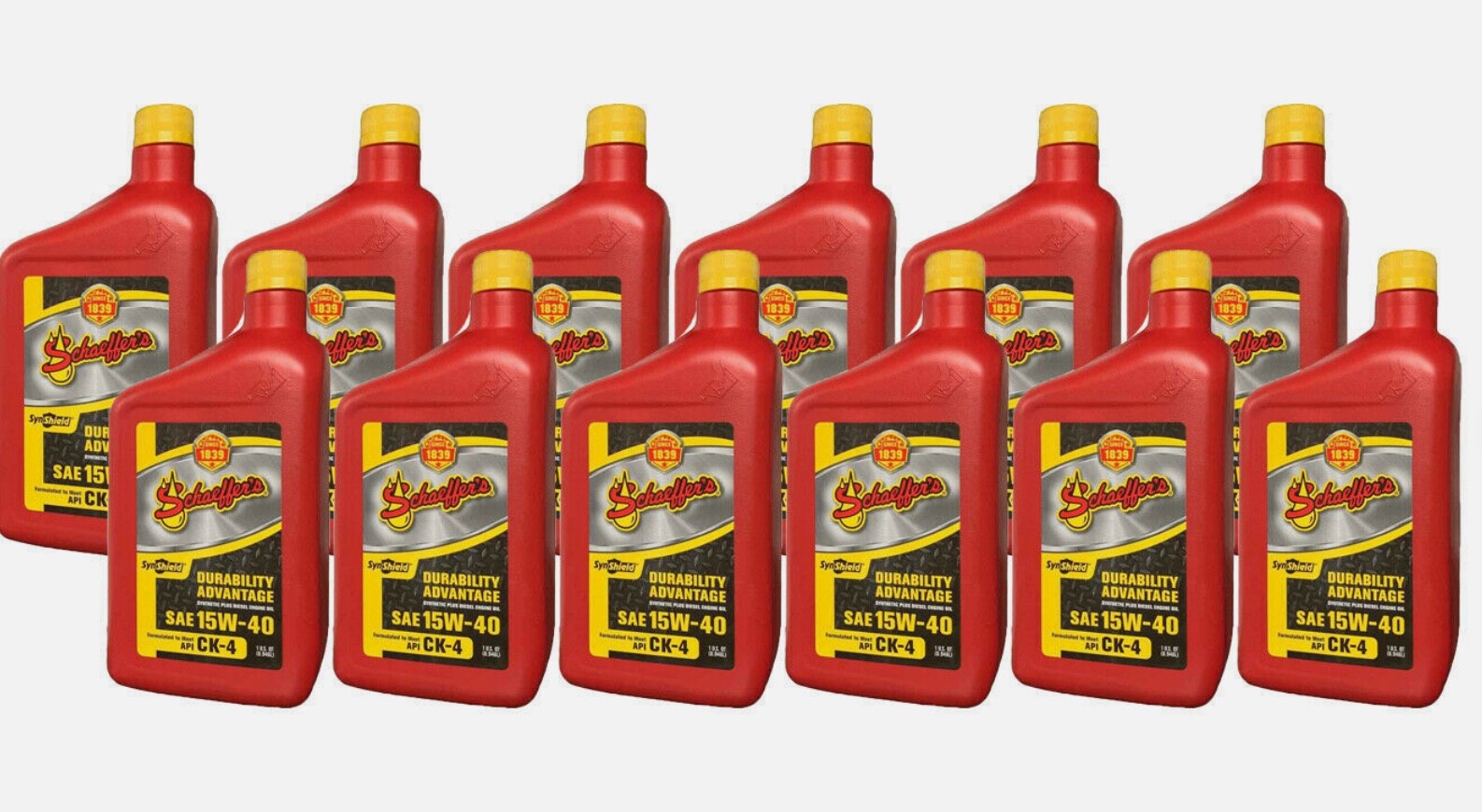 Schaeffer’s Oil Durability Advantage SAE 15W-40 (12 Quarts) #700 Diesel