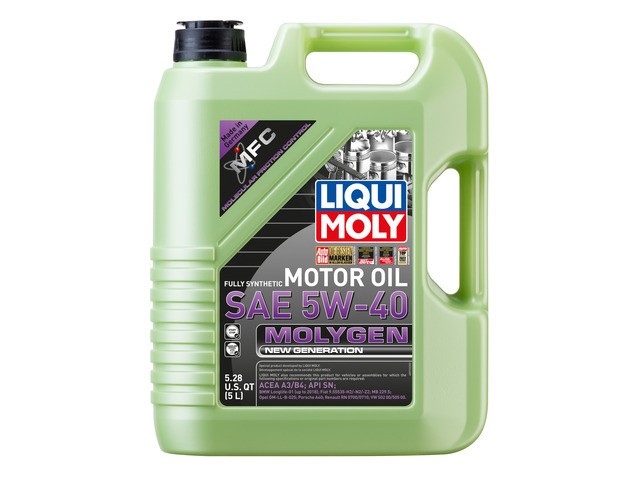 Liqui Moly Molygen New Generation 5W-40 Synthetic Engine Oil 5L LM 20232