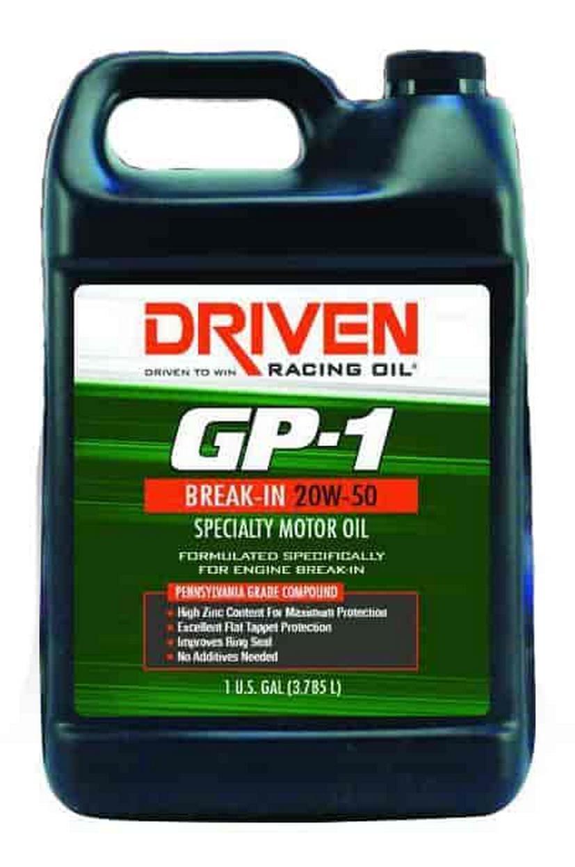 Driven Racing Oil, LLC 19556 GP-1 Conventional Break-In 20W-50 Gallon
