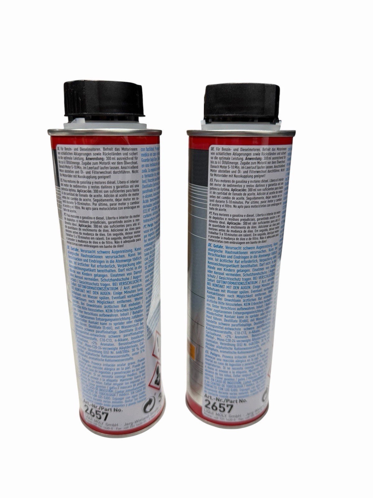 Liqui Moly Engine Flush Plus, 2657, 300 ml, Fast Engine Cleaning, Set of 2