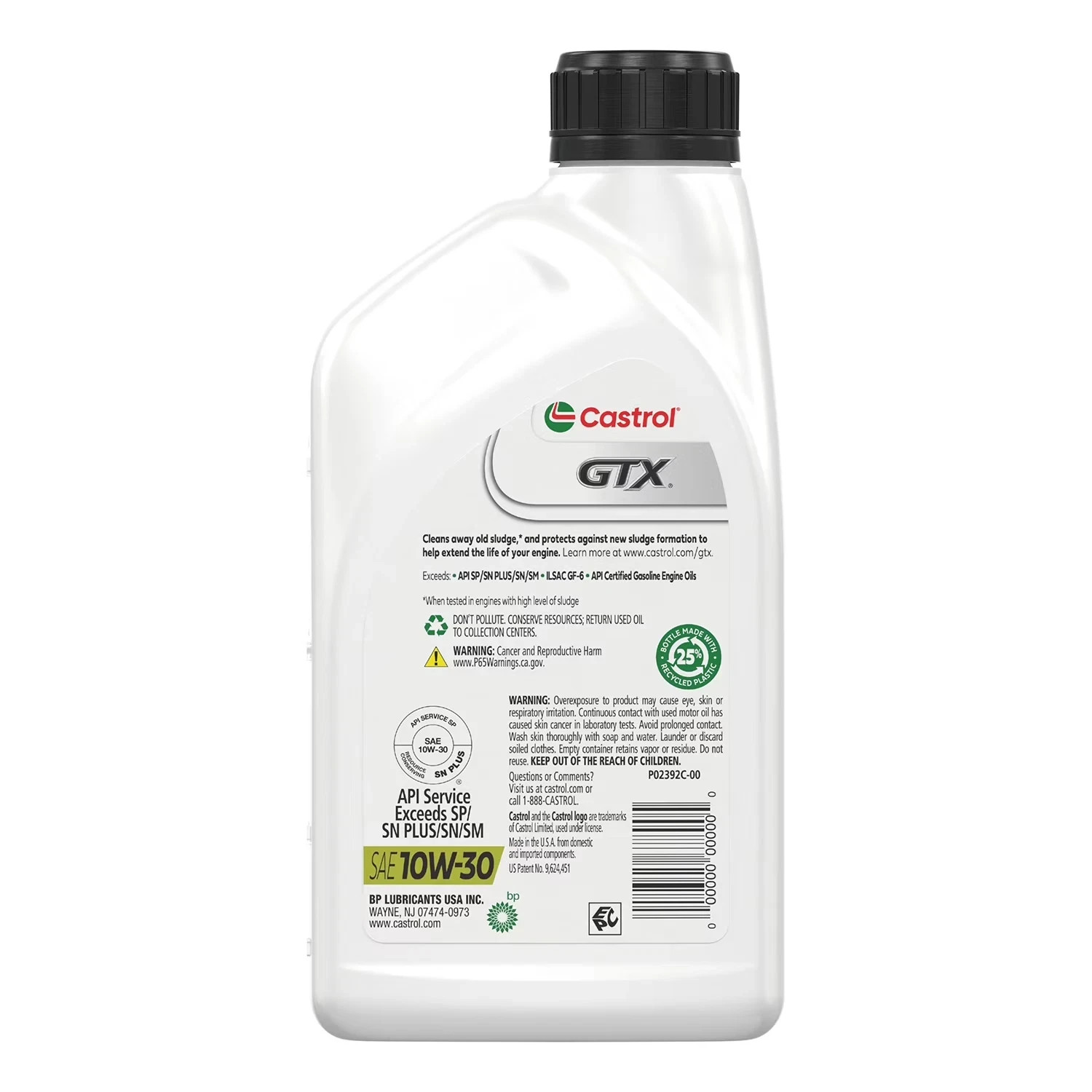 Castrol GTX 10W-30 Conventional Motor Oil, 1 Quart- Free Shipping