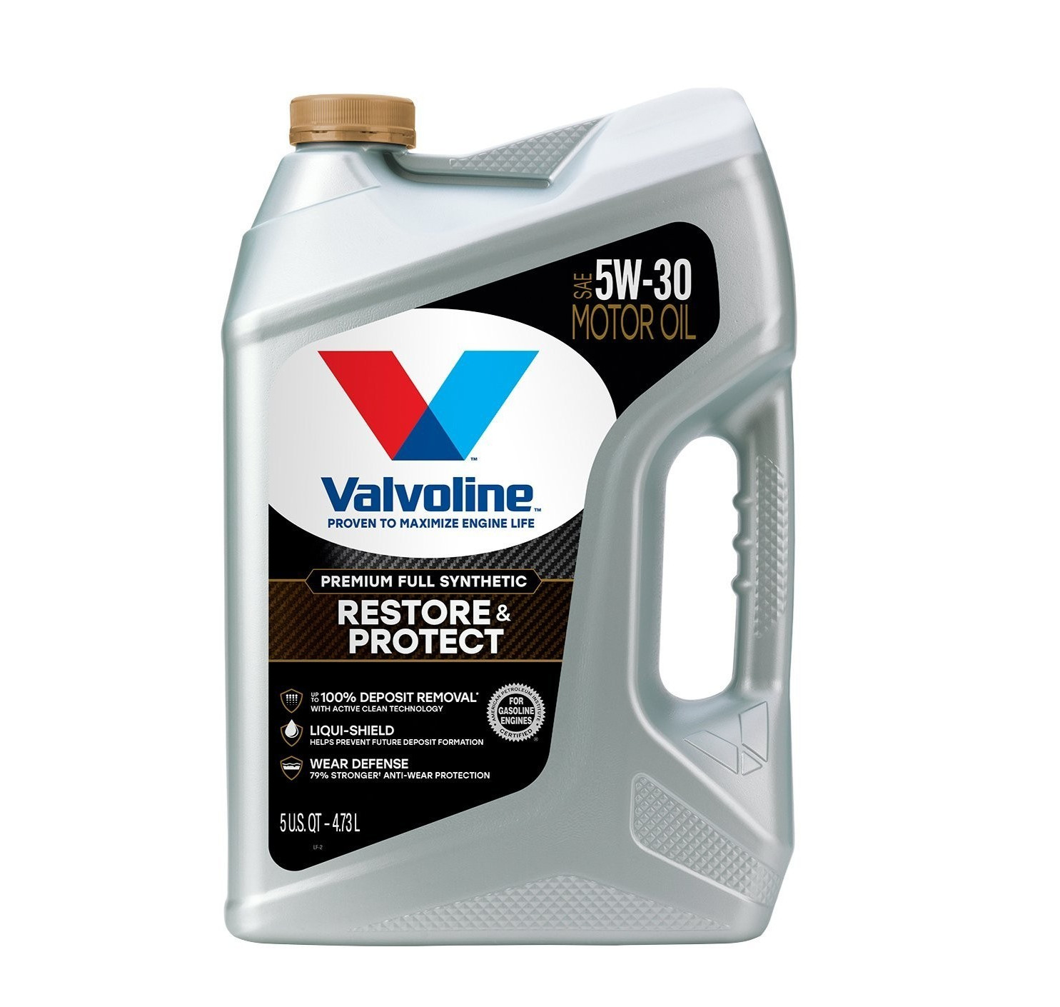3 PACK Valvoline Restore & Protect Full Synthetic SAE 5W-30; 5 Quart