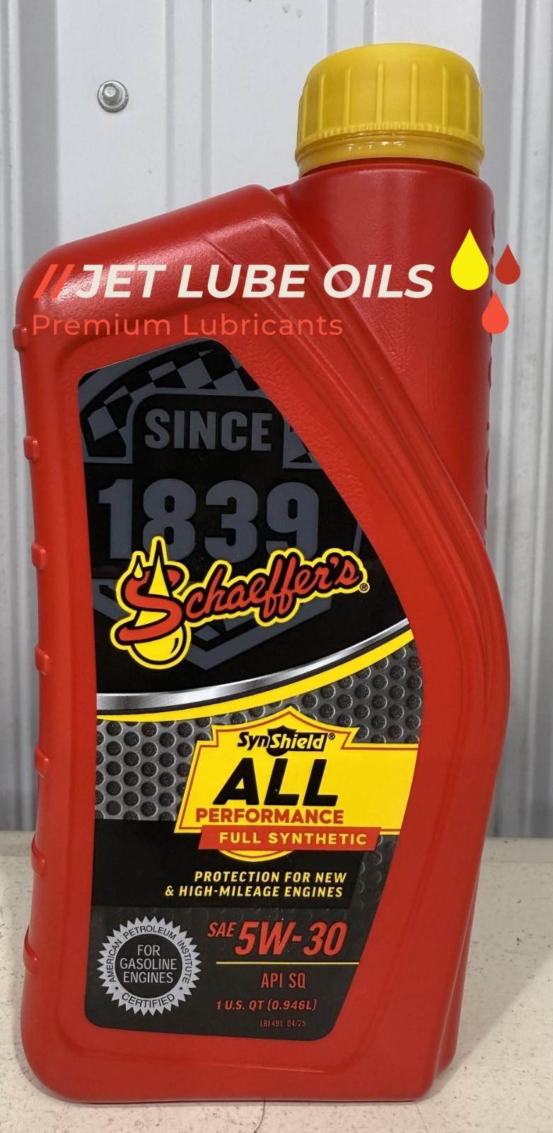 6 Schaeffer’s Full Synthetic Oil 5W-30 9003D 6 Quarts