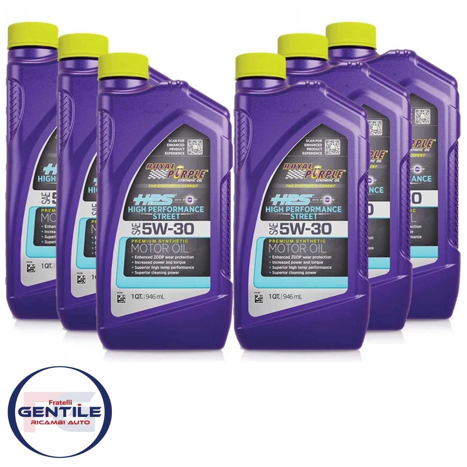 ROYAL PURPLE HPS 5W30 100% SYNTHETIC HIGH PERFORMANCE ENGINE OIL 5.64LT