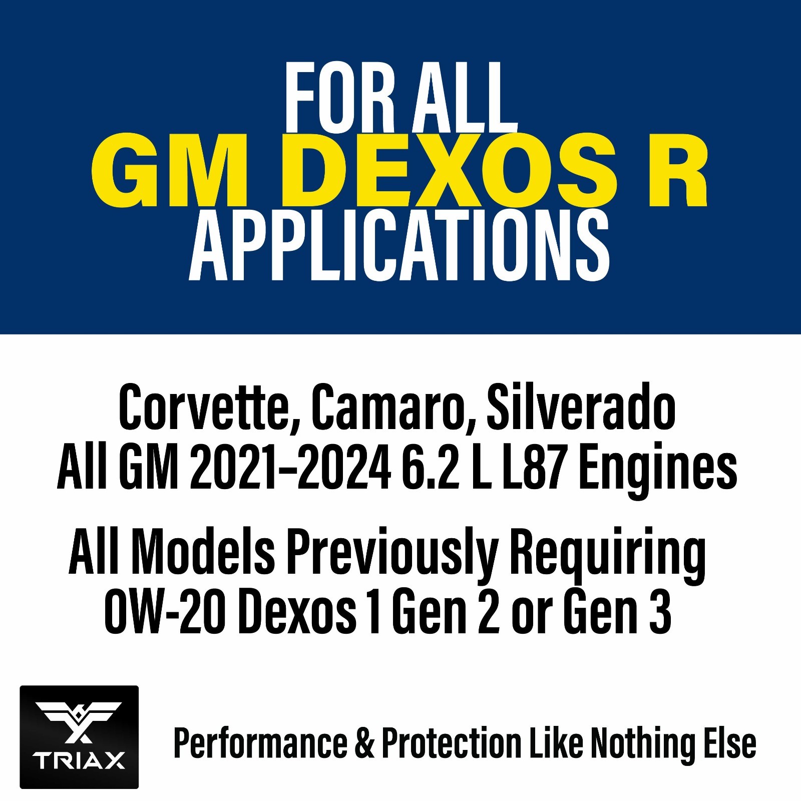 TRIAX Synergy DXR 0W-40 SP Full Synthetic Engine Oil (1 Quart) 6 Pack