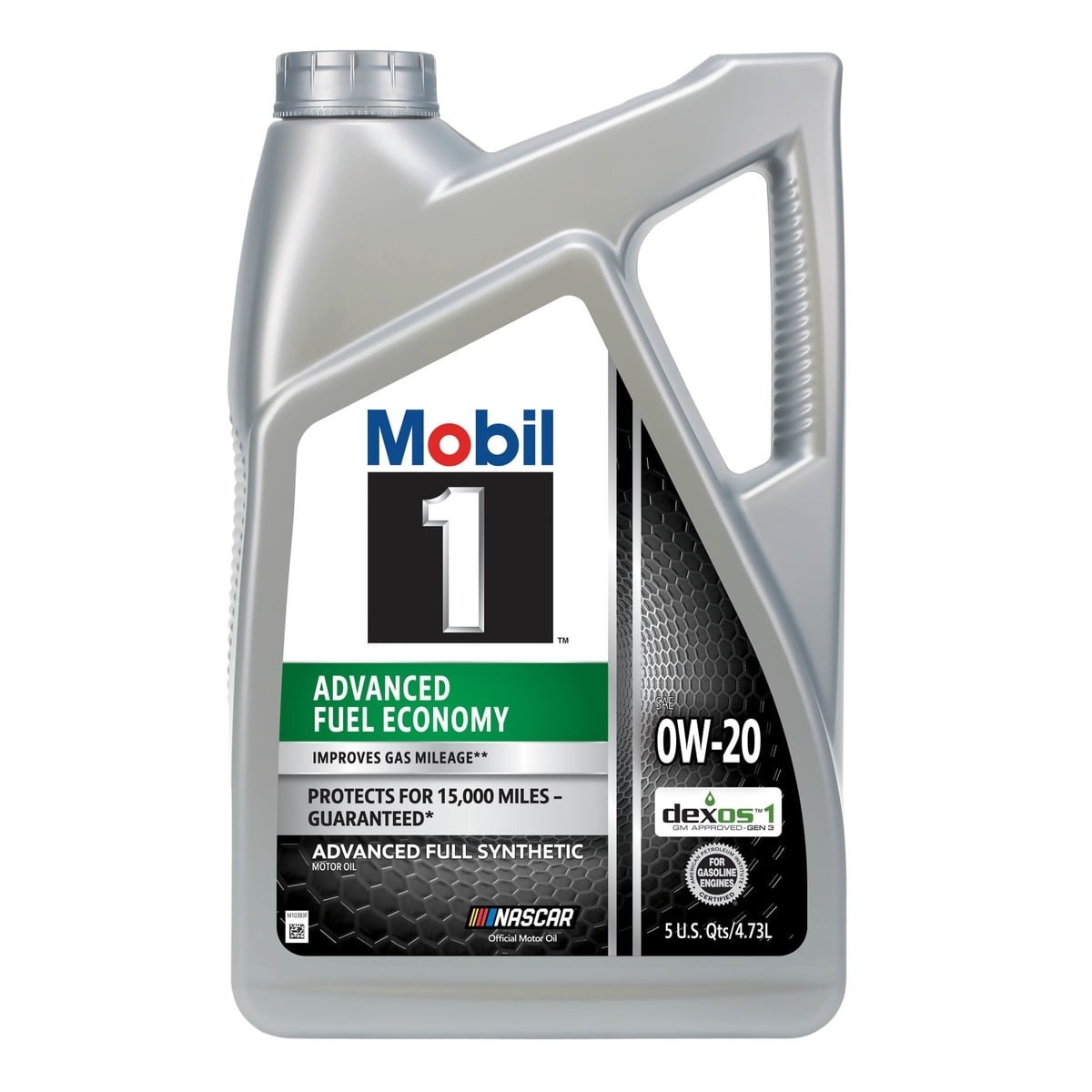 Mobil 1 Full Synthetic Motor Oil 0W-20 5 Qt Single Pack Freeships