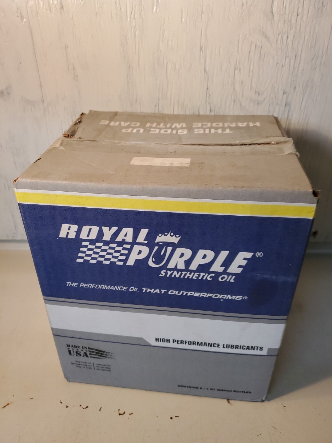 Royal Purple 01316 20W-50 Max Cycle Synthetic Motorcyle Oil Pack of 6 Quarts