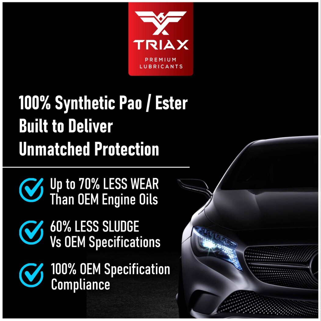 TRIAX Euro VX 5W-30 Full Synthetic European Car Engine Oil (5 Gallon)