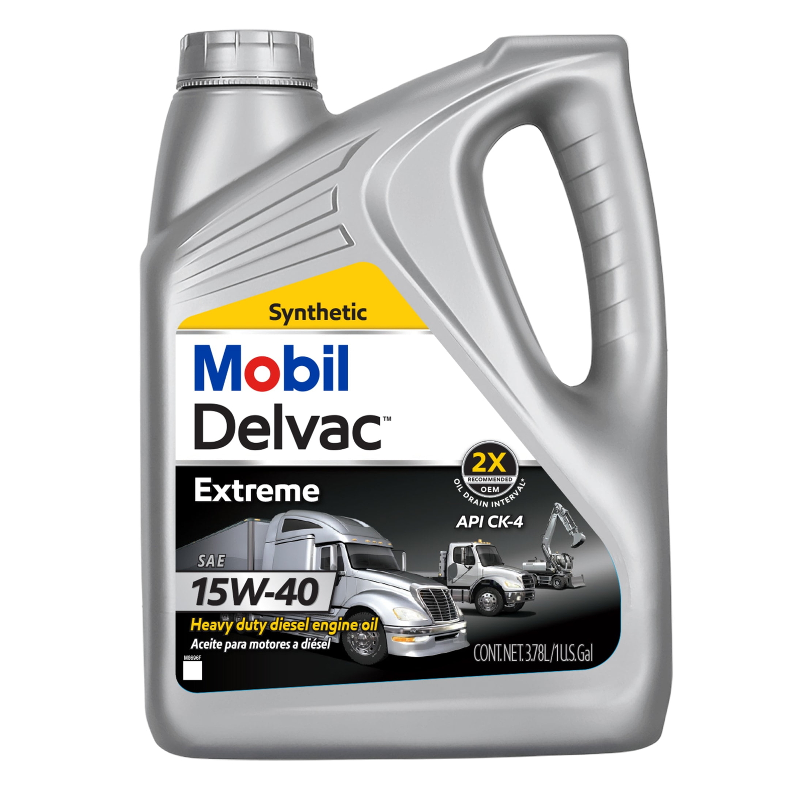 Mobil Delvac Extreme Heavy Duty Full Synthetic Diesel Engine Oil 15W-40, 1 Gal