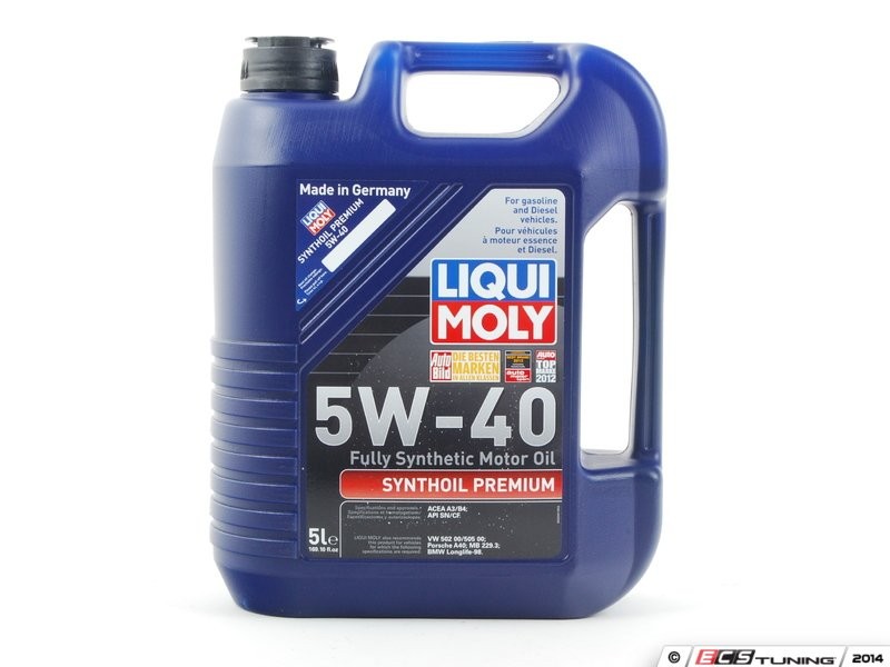 Liqui-Moly – Synthoil Premium Engine Oil (5w-40) – 5 Liter – 2041
