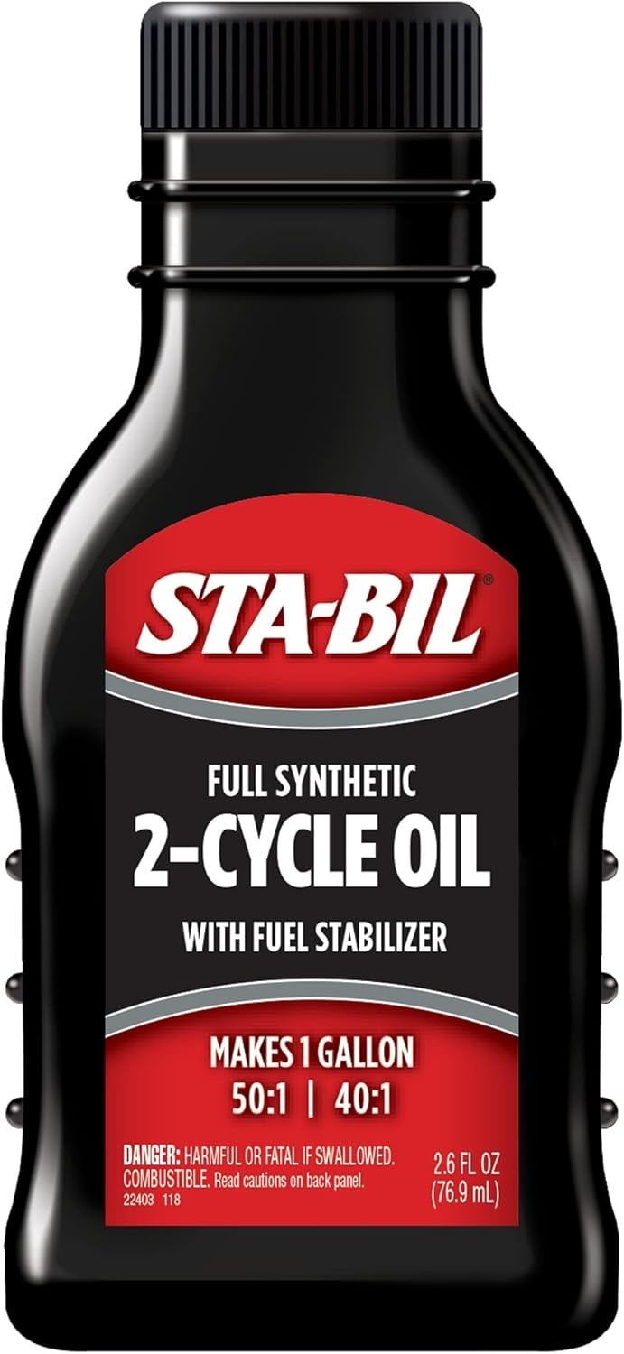 Full Synthetic 2-Cycle Oil – With Fuel Stabilizer For Up To 12 Protection – …