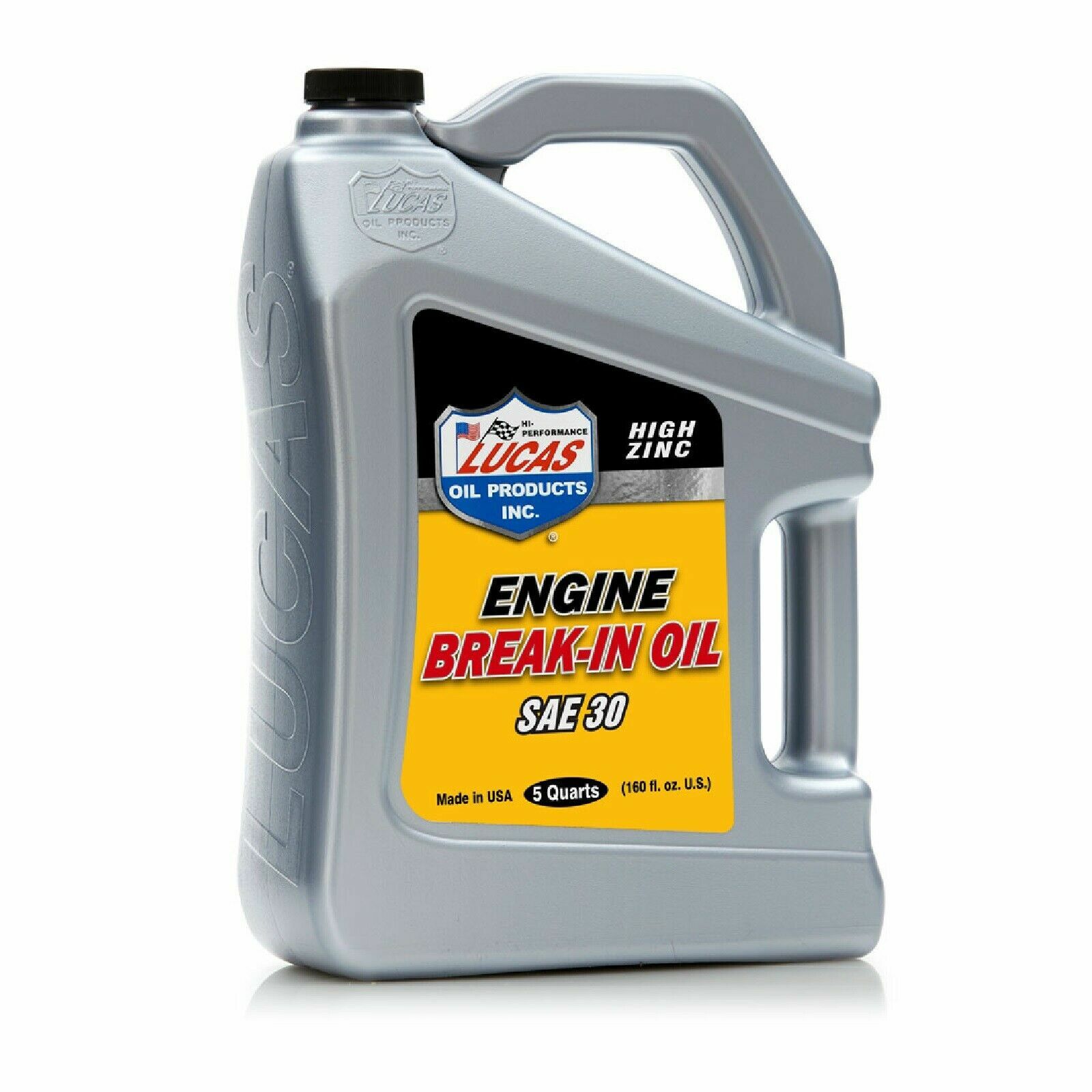 Lucas Oil 10631 SAE 30 High Zinc Engine Break-In Oils – 5 Quarts