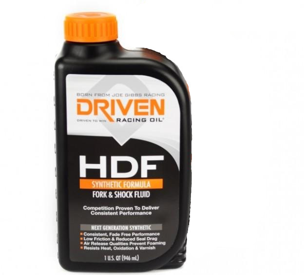 Driven Racing Oil 50080 HDF Synthetic Fork & Shock Fluid 1Qt Bottle