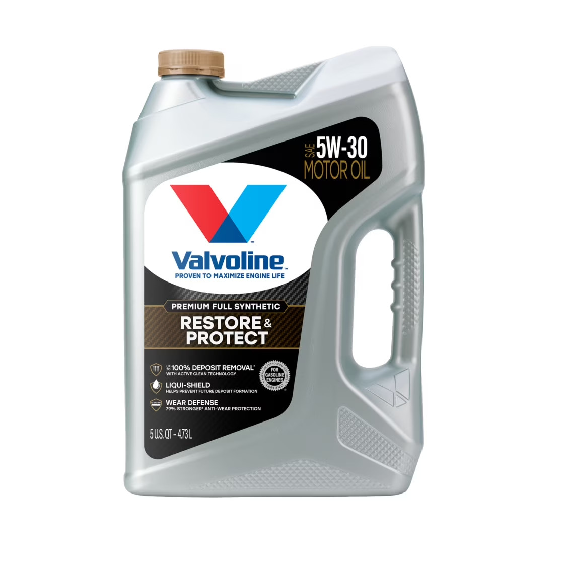 3PACK Valvoline Restore & Protect 5W-30 Full Synthetic Motor Oil Removes Deposit