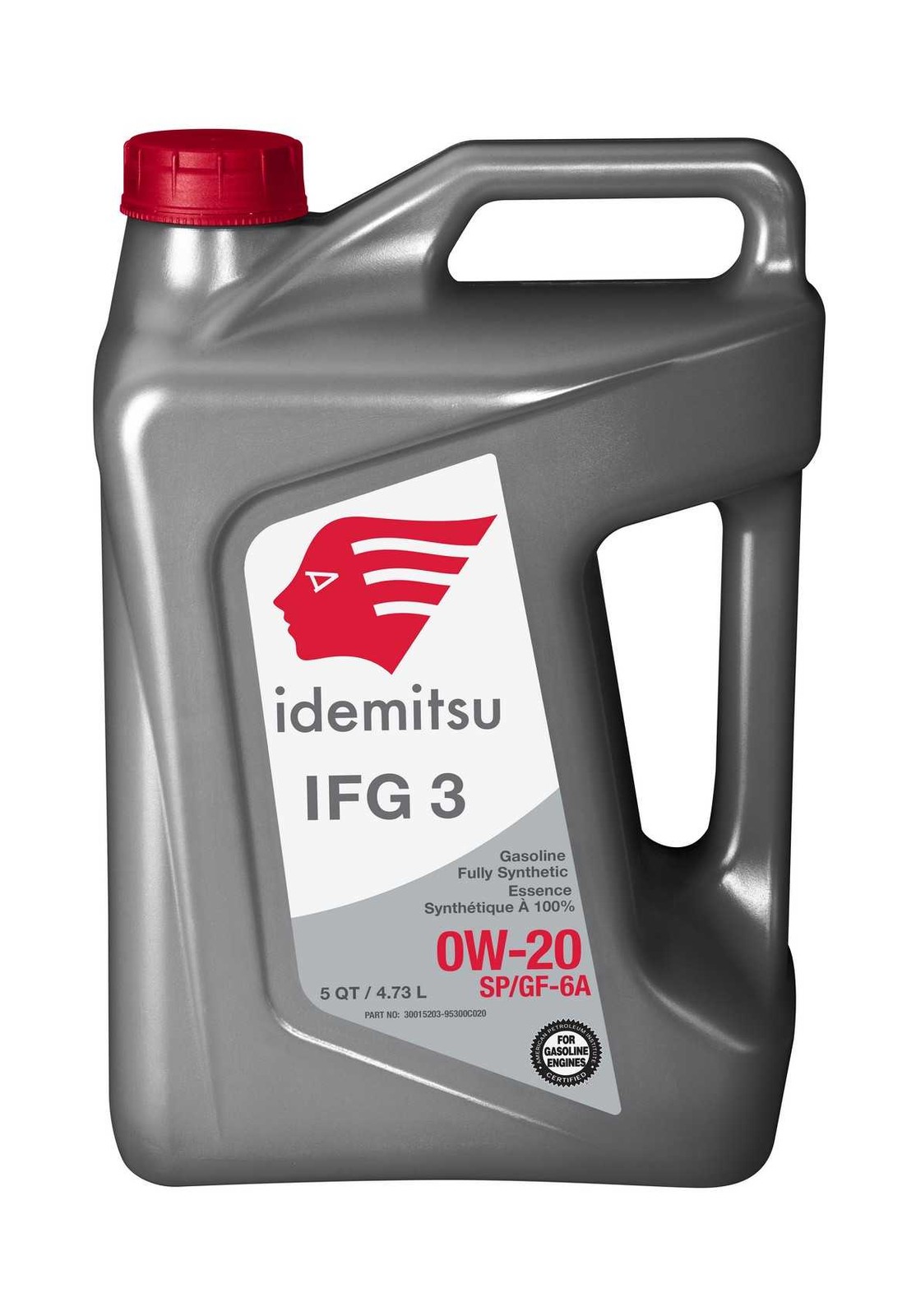 5 Quarts Idemitsu 30015203-95300C020 Full Synthetic 0W-20 Engine Oil SP/GF-6