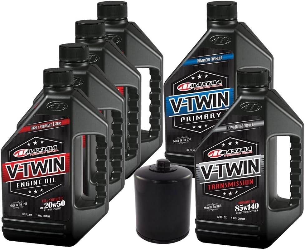 VTTOCK14 Complete Engine Oil Change Kit for V-Twin Full Synthetic Harley Davi…