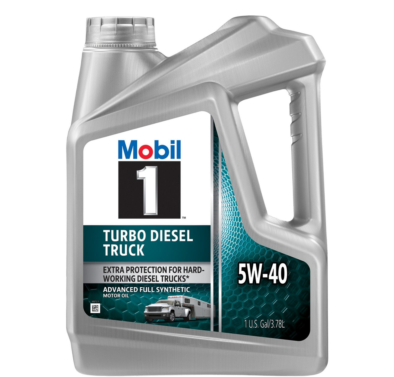 MOBIL 127097 M-1 TD TRUCK 5W40; Mobil 1 Turbo Diesel Truck; Full Synthetic 2PACK