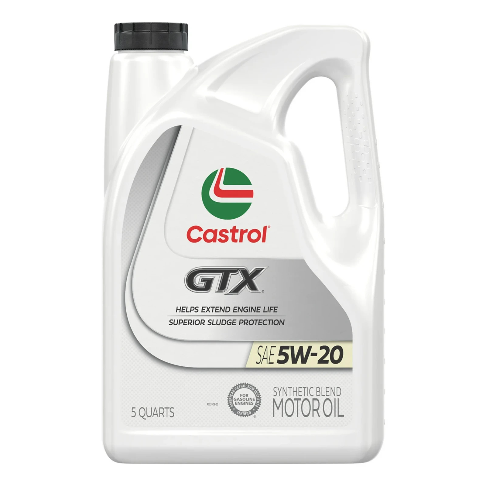 2 Packs Castrol GTX 5W-20 Synthetic Blend Motor Oil, 5 Quarts