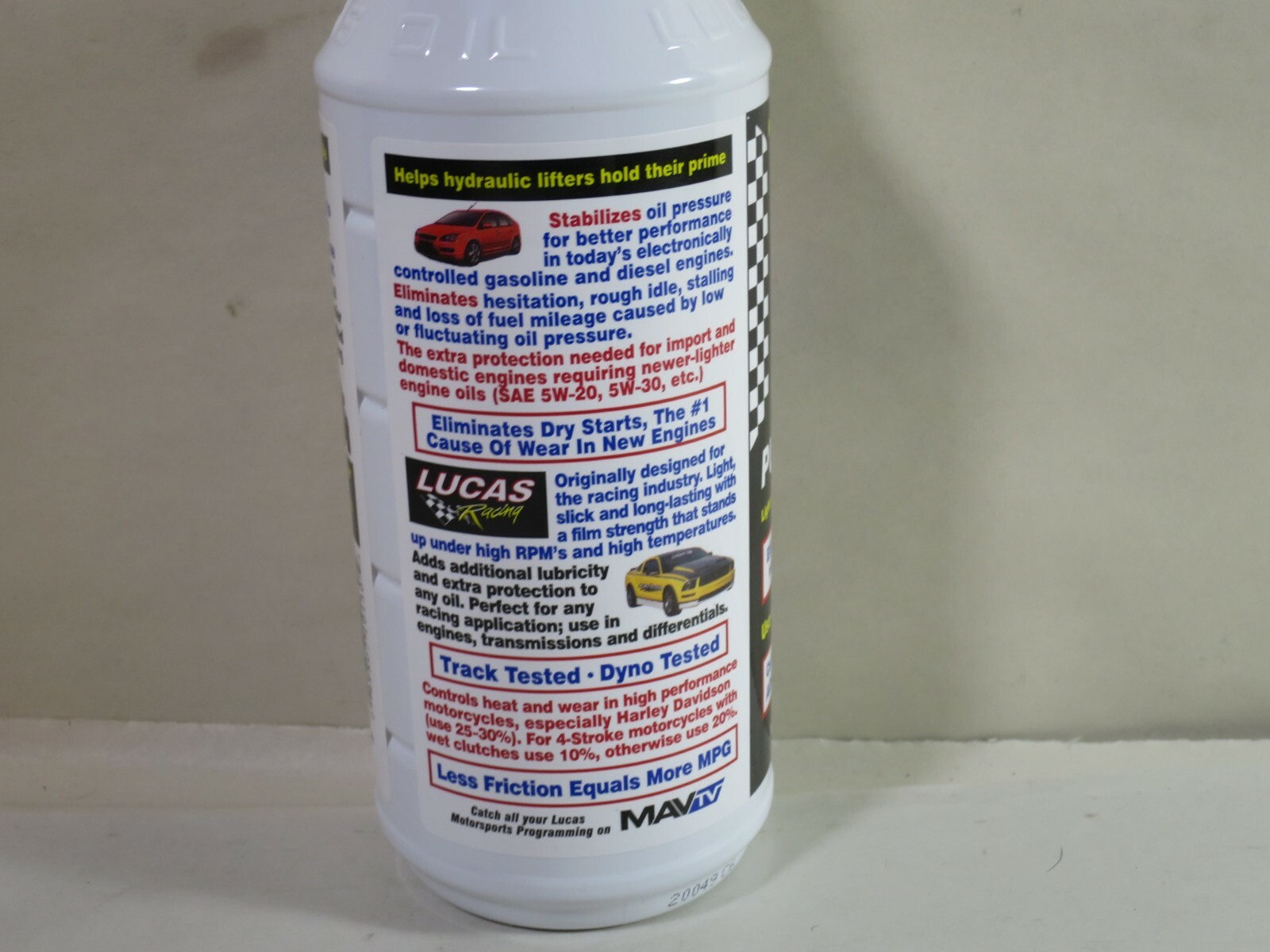 Lucas Oil 10130 Synthetic Heavy Duty Oil Additive Stabilizer Case of 12 Quarts