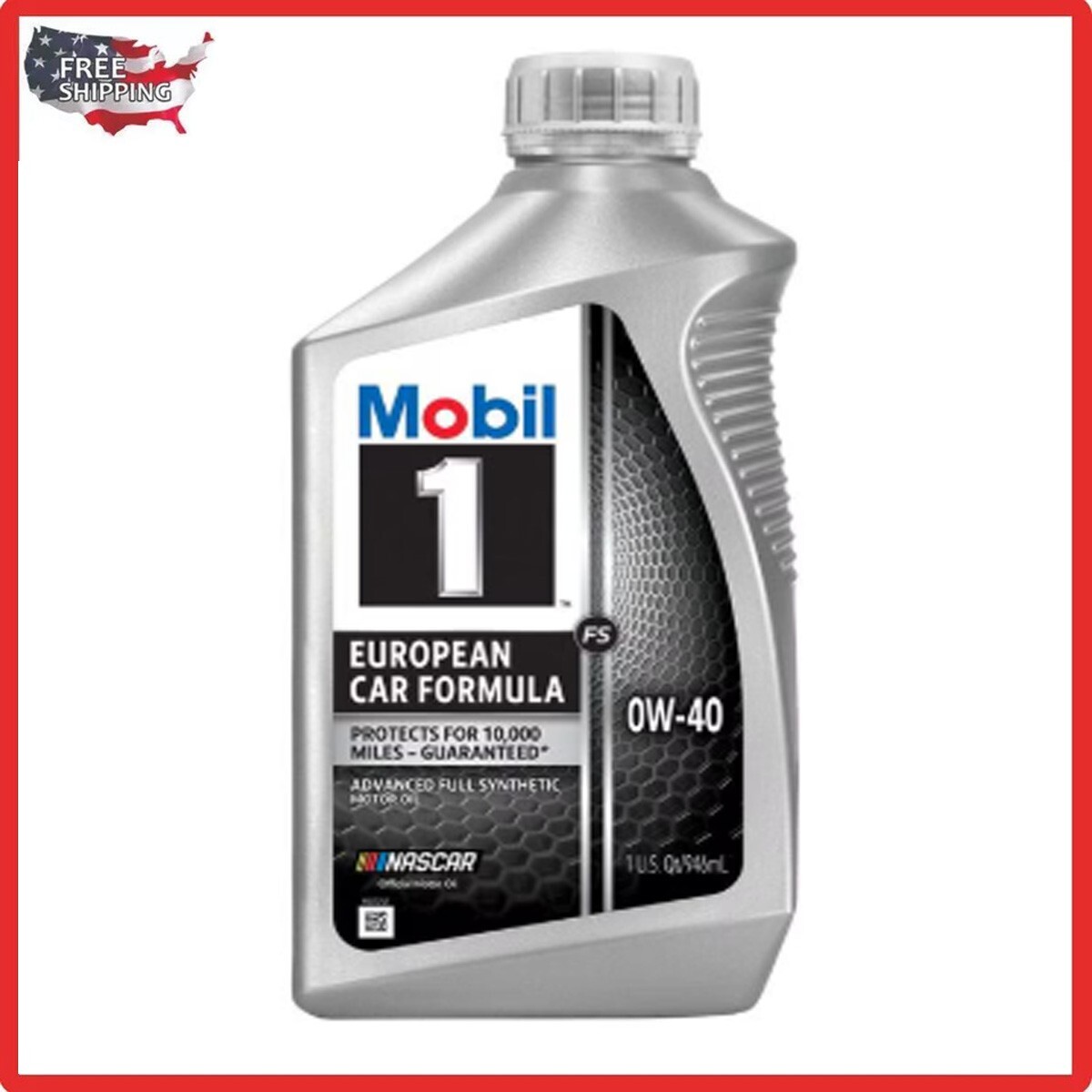 Mobil 1 FS European Car Formula Full Synthetic Engine Oil 0W-40 1 Quart 1 PACK