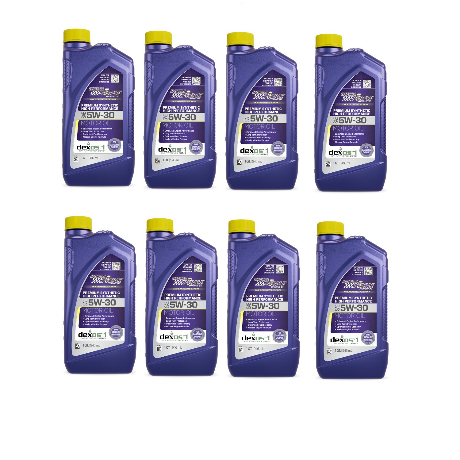 Royal Purple Multi-Grade Synthetic Motor Oil 5W-30 Gasoline 1 Qt Bottle 01530