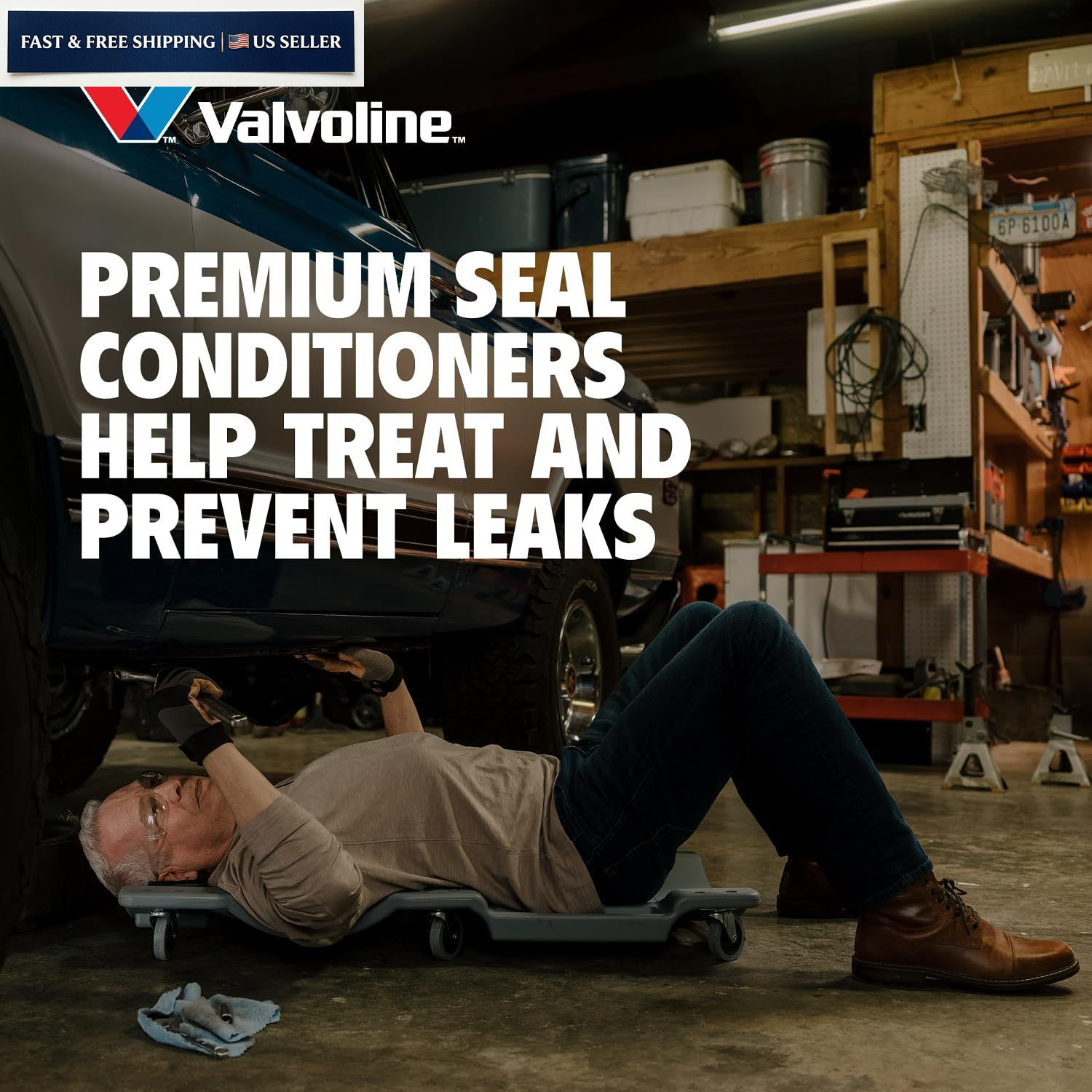 Valvoline MaxLife High Mileage Full Synthetic 5W-20 5 qt (Pack of 1), Gold