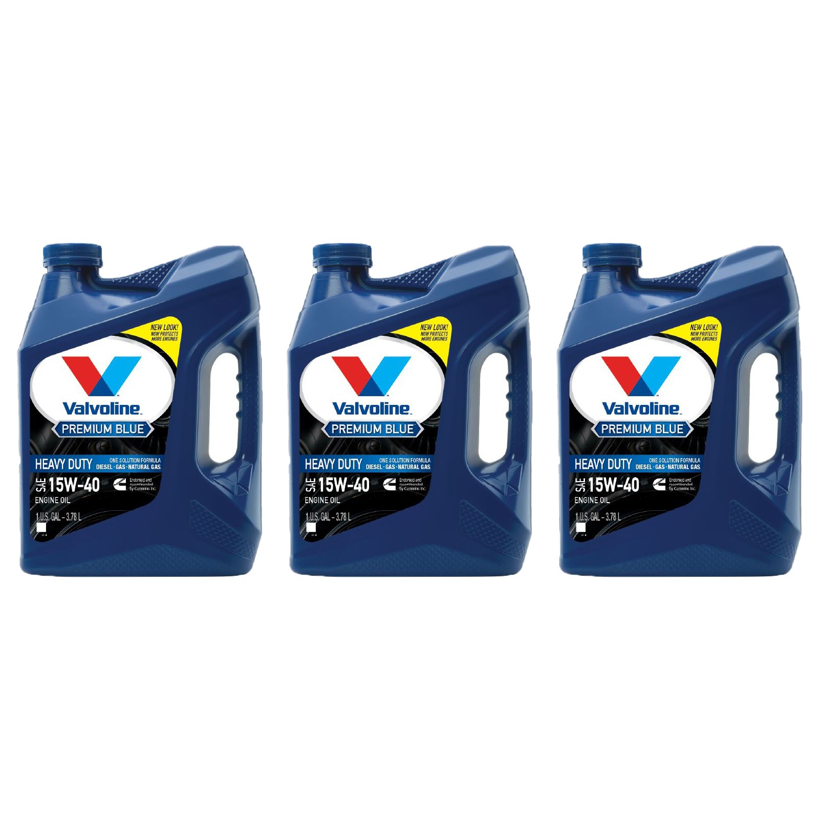 Valvoline 773780 Premium Blue Diesel Engine Oil, 15W40, 3×1 Gal