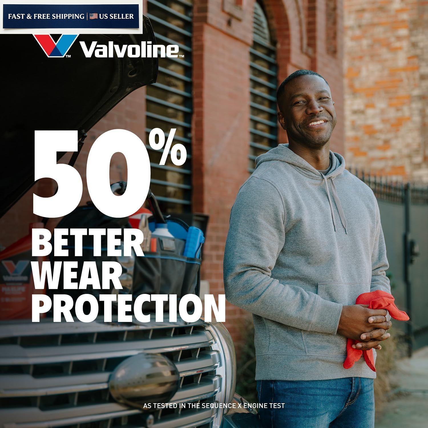 Valvoline MaxLife High Mileage Full Synthetic 5W-20 5 qt (Pack of 1), Gold