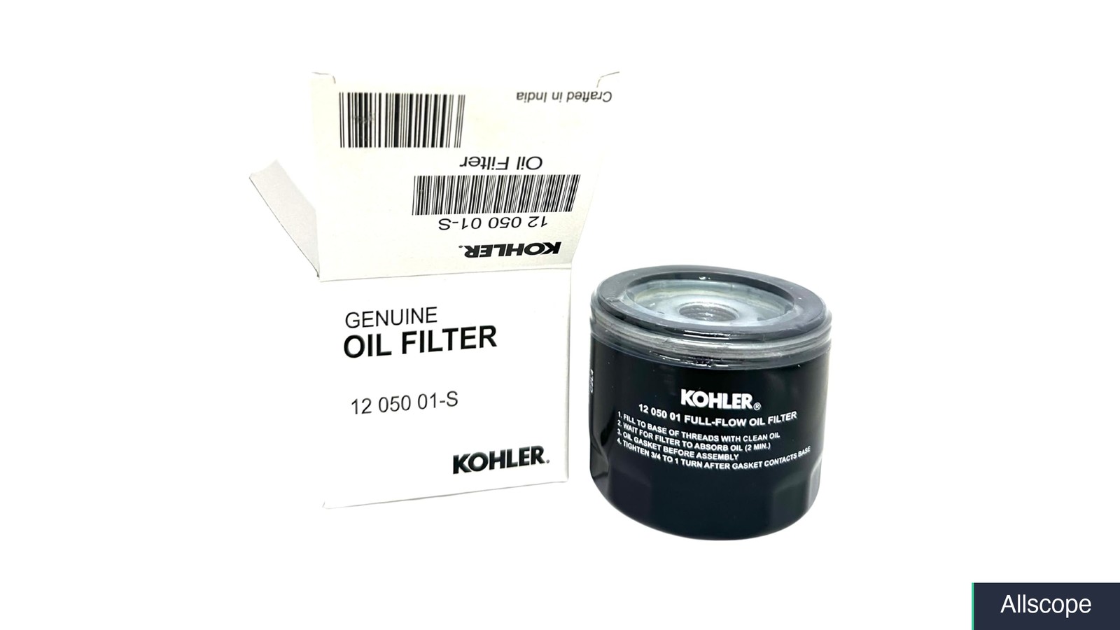10W30 Synthetic Blend Motor Oil and Filter Kit for Lawn Mowers, 2 Qt