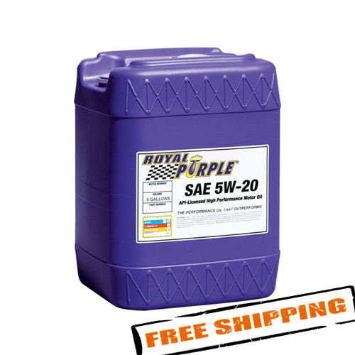 Royal Purple 05520 Multi-Grade SAE 5W-20 Synthetic Motor Oil – 5 Gallon Pail