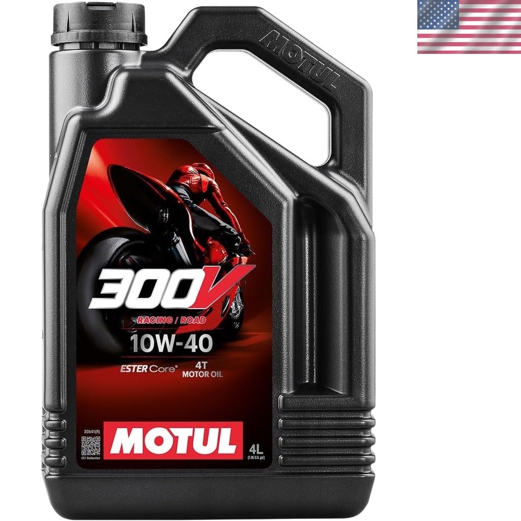 300V 15W-50 Factory Line Road Racing Engine Oil 4T, Full Synthetic, Ester Cor…