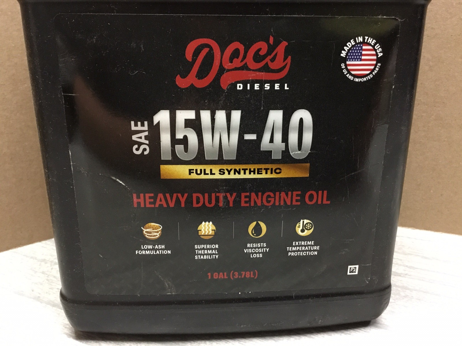 Doc’s Diesel SAE 15W-40 Full Synthetic Heavy Duty Engine Oil- 1 Gallon Jug