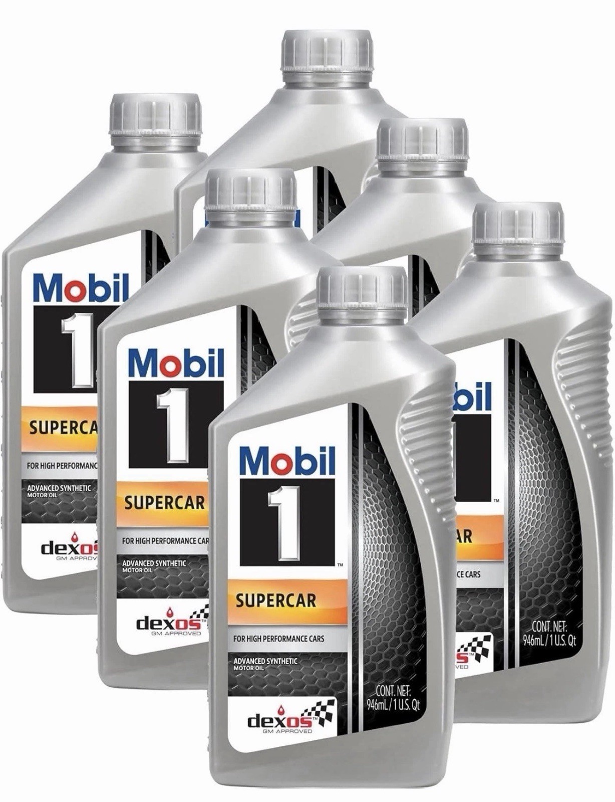 Mobil 1 ESP 5W-50 Full Synthetic Super Car Motor Oil (6 Quarts), (127372)