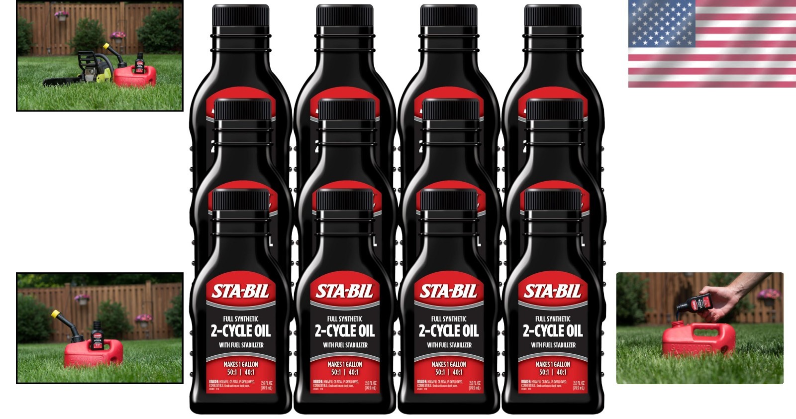 Sta-bil Full Synthetic Oil, 12-Pack, Fuel Stabilizer