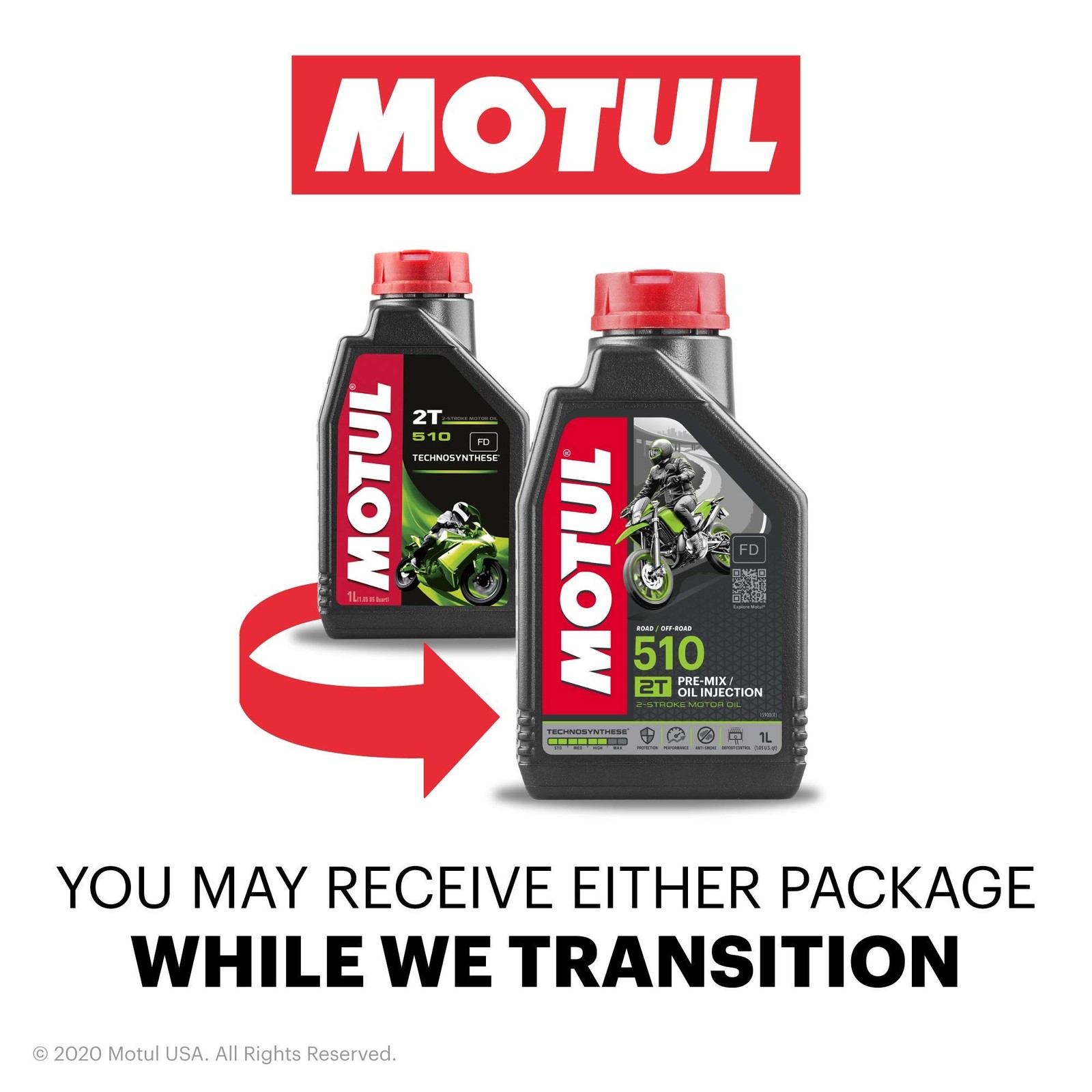 Motul 510 2T LT Engine Oil. 1