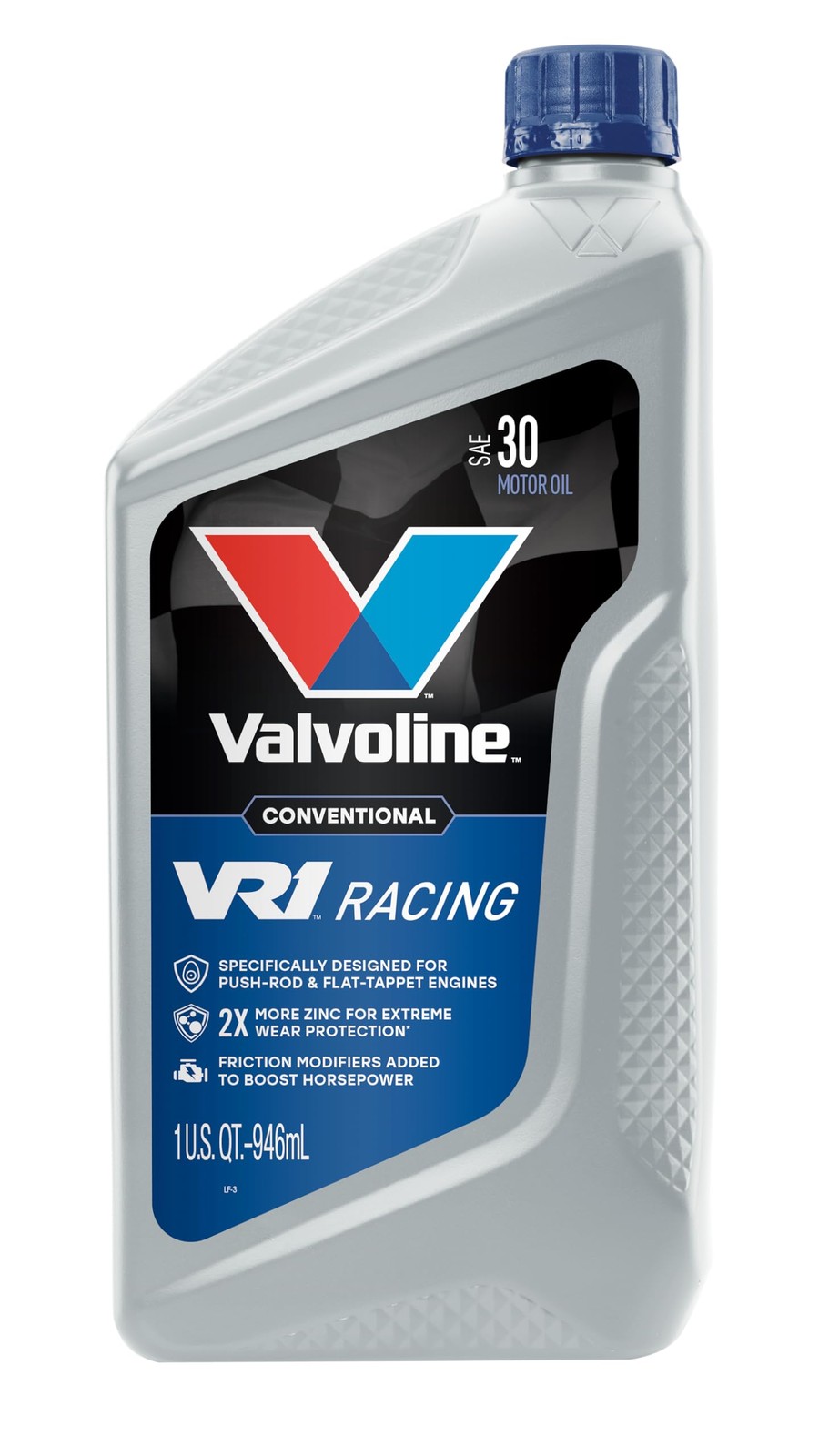 Valvoline VR1 Racing SAE 30 Motor Oil 1 QT, Case of 6