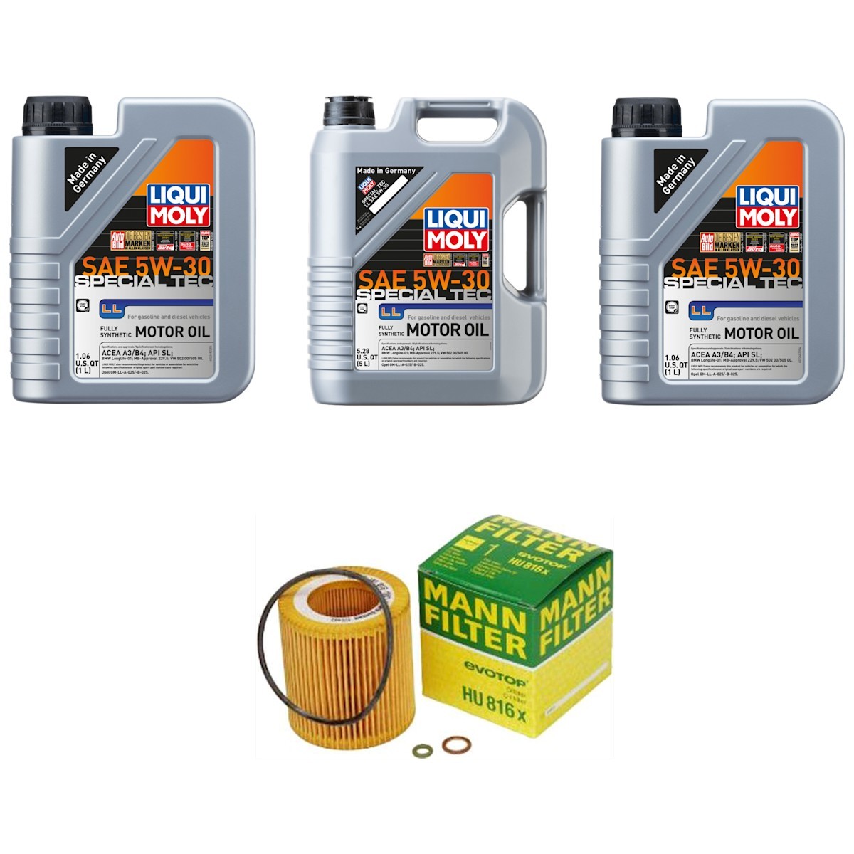 KIT-070224-240 GenuineXL Motor Oil for 535 740 3 Series 328 320 528 525 530 325