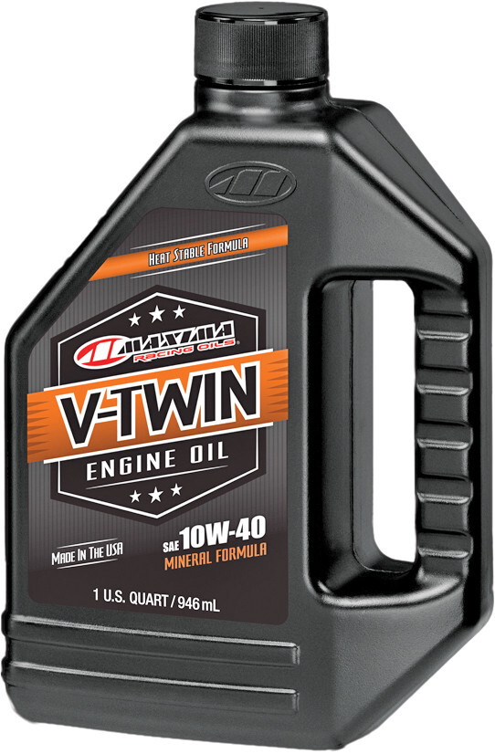 MAXIMA 10W-40 Conventional Mineral Engine Oil For HARLEY-DAVIDSON V-Twin 1Qt