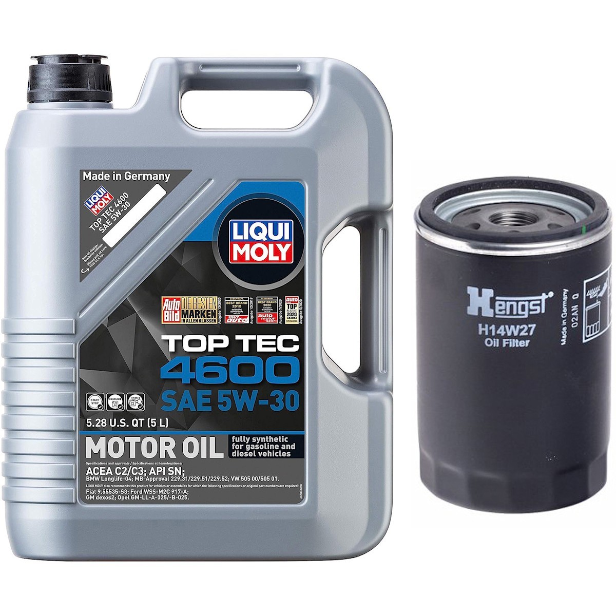 KIT-041024-160 Hengst Oil Filter for VW Audi RS6 Volkswagen Jetta Cabrio Golf